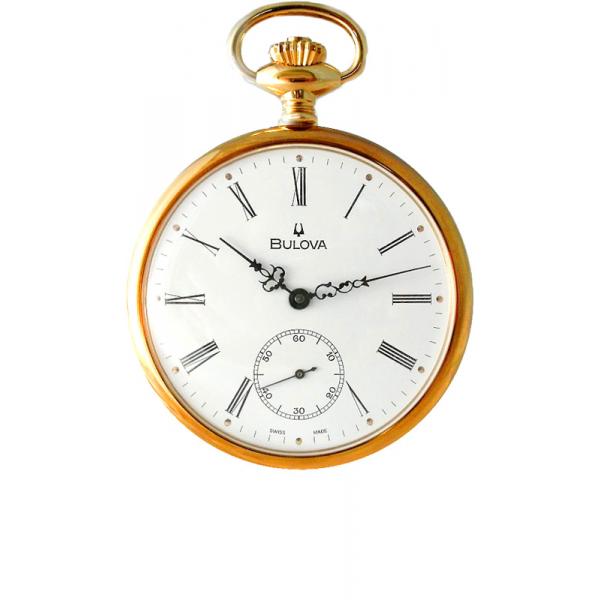 Klassik Taschenuhr Handaufzug, Bulova Louis XVI vergoldet Klassik Taschenuhr Handaufzug, Bulova Louis XVI vergoldet von POCKET