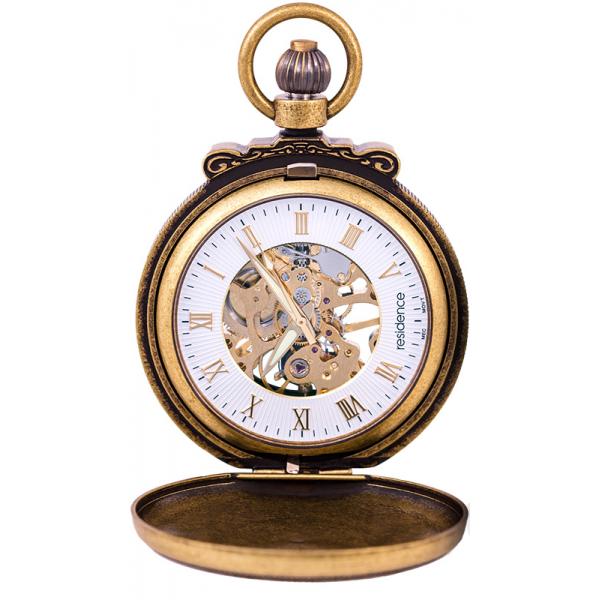 Klassik Taschenuhr Handaufzug, Skelett Antiklook broncé Klassik Taschenuhr Handaufzug, Skelett Antiklook broncé von POCKET