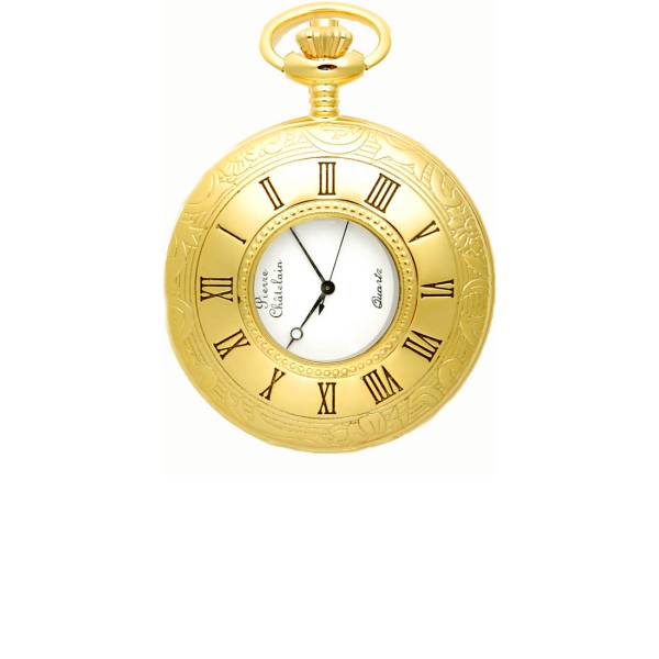 Klassik Taschenuhr Quartz, Demisavonette gold klein Klassik Taschenuhr Quartz, Demisavonette gold klein von POCKET