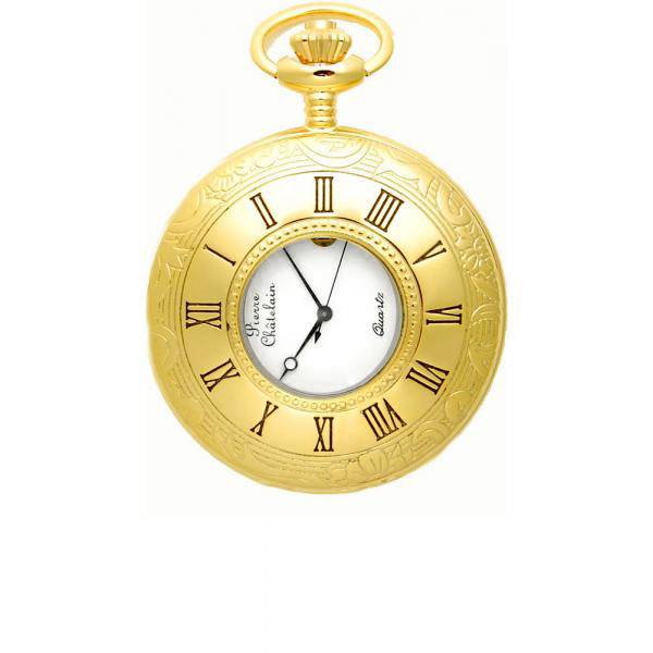 Klassik Taschenuhr Quartz, Demisavonette gold Klassik Taschenuhr Quartz, Demisavonette gold von POCKET