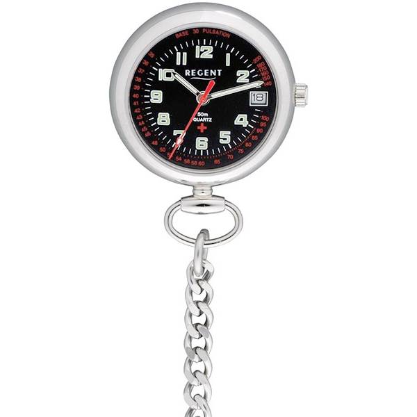 Krankenschwester Anhängeuhr, Regent Pulsometer wasserfest schwarz Krankenschwester Anhängeuhr, Regent Pulsometer wasserfest schwarz von POCKET