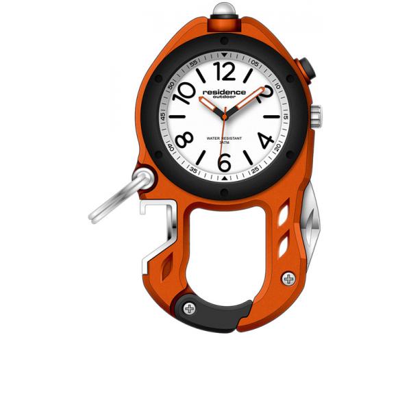 Outdoor Uhr mit Multitool - orange Outdoor Uhr mit Multitool - orange von POCKET