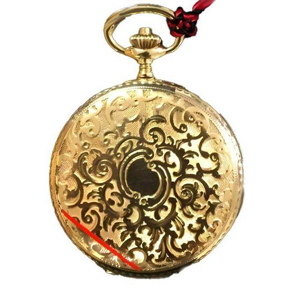 Vintage Taschenuhr Handaufzug, Jaquet+Girard 18K Gold