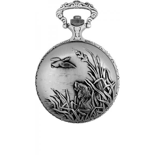 Vintage Taschenuhr Quartz, Entenjagd/Jagdhund chromé Vintage Taschenuhr Quartz, Entenjagd/Jagdhund chromé von POCKET