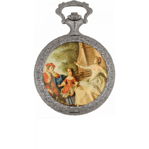 Vintage Taschenuhren Quartz, Barock Arie silber Vintage Taschenuhren Quartz, Barock Arie silber von POCKET