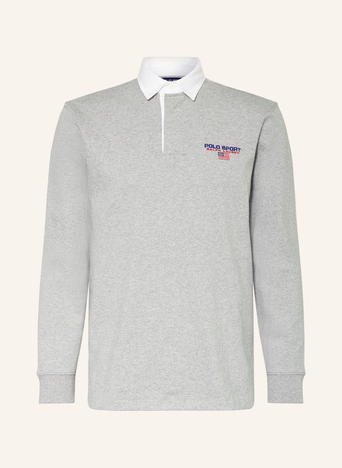Polo Sport Jersey-Poloshirt Classic Fit grau von POLO SPORT