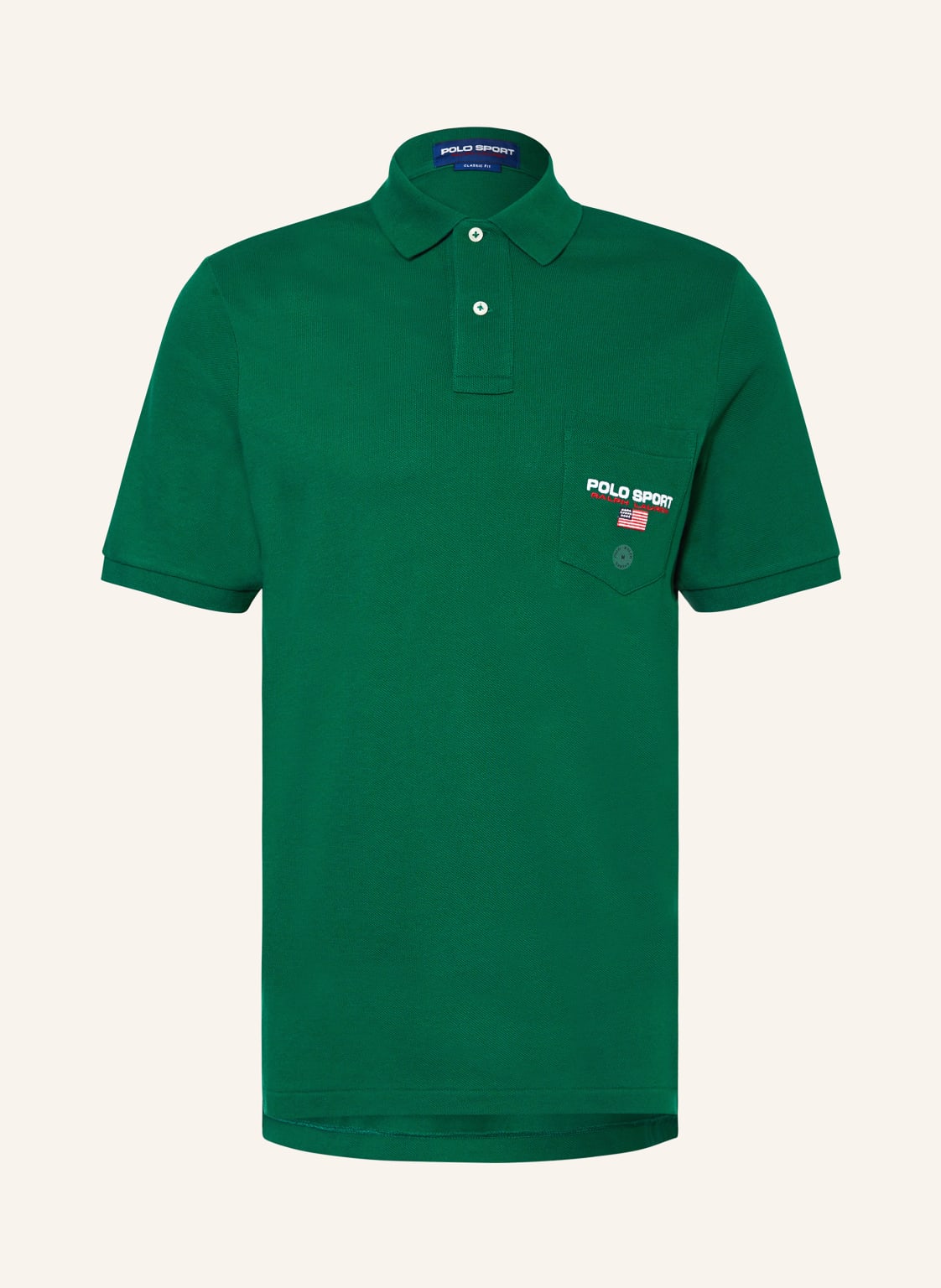 Polo Sport Piqué-Poloshirt Classic Fit gruen von POLO SPORT