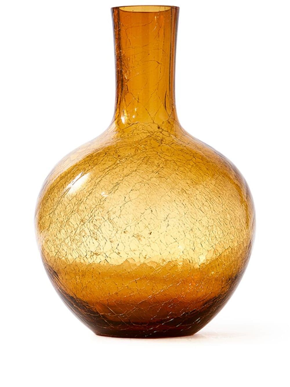 POLSPOTTEN Ball Body glass vase (32cm) - Yellow von POLSPOTTEN