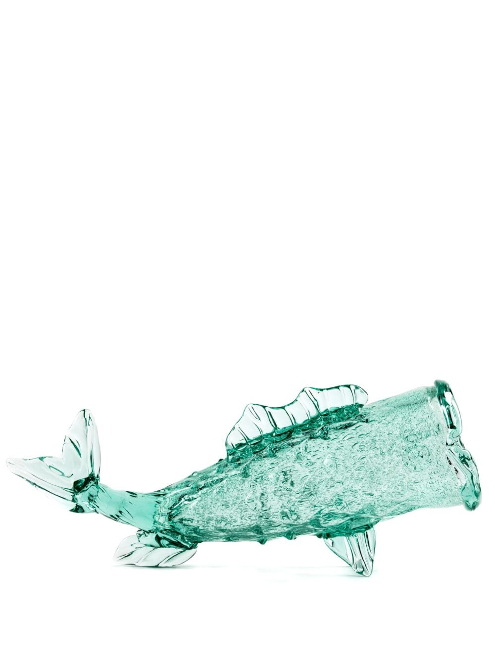 POLSPOTTEN Fish glass jar - Green von POLSPOTTEN