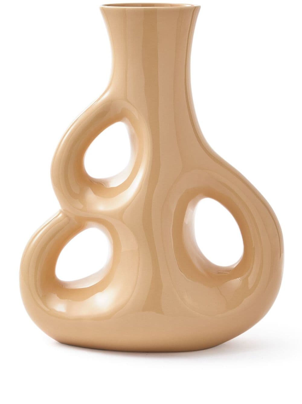 POLSPOTTEN Three Ears ceramic vase (50.5cm x 22cm) - Neutrals von POLSPOTTEN
