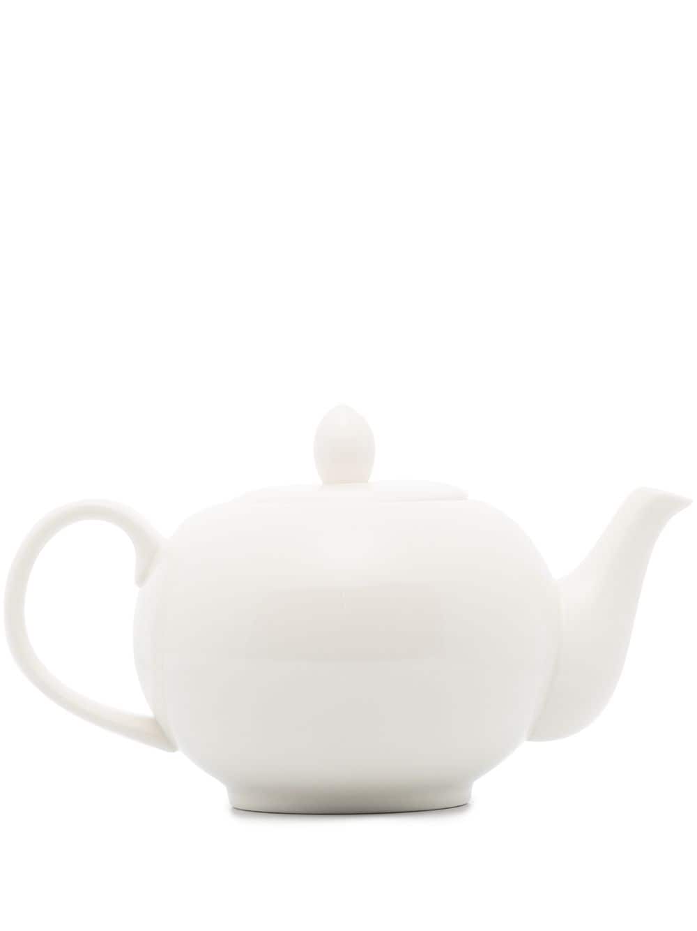 POLSPOTTEN Undressed teapot (1100ml) - White von POLSPOTTEN