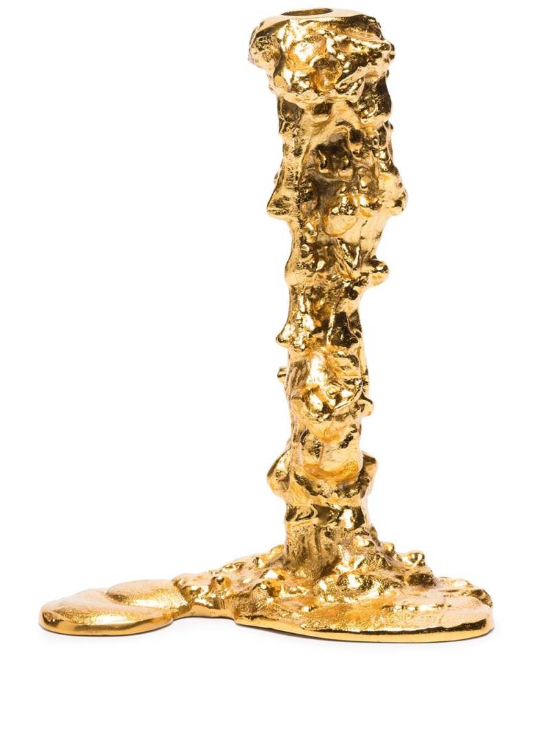 POLSPOTTEN large Drip candle holder - Gold von POLSPOTTEN