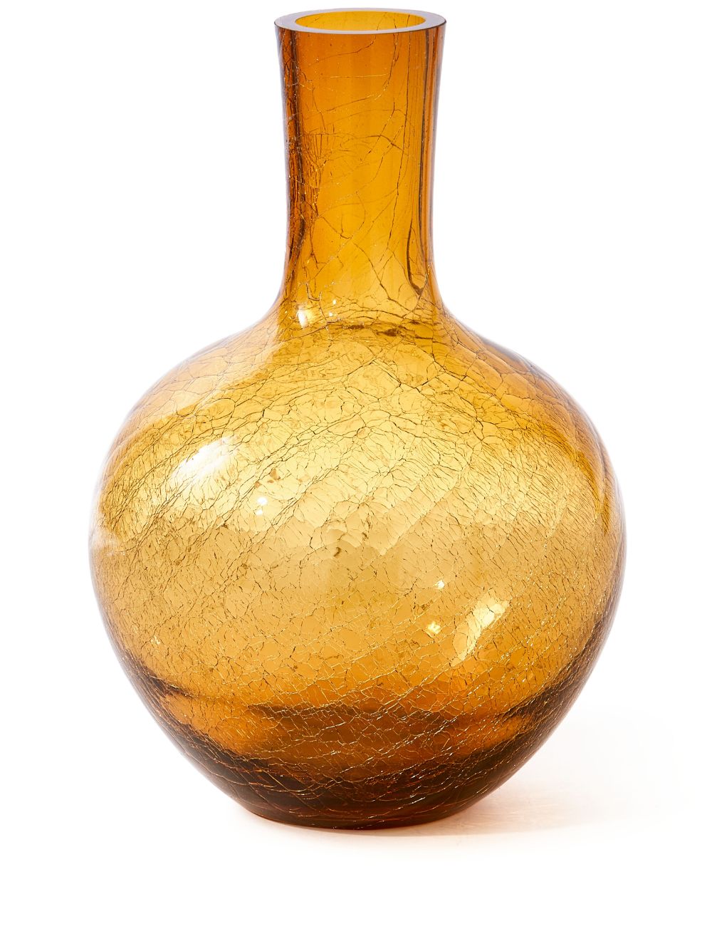 POLSPOTTEN large Ball Body glass vase - Yellow von POLSPOTTEN