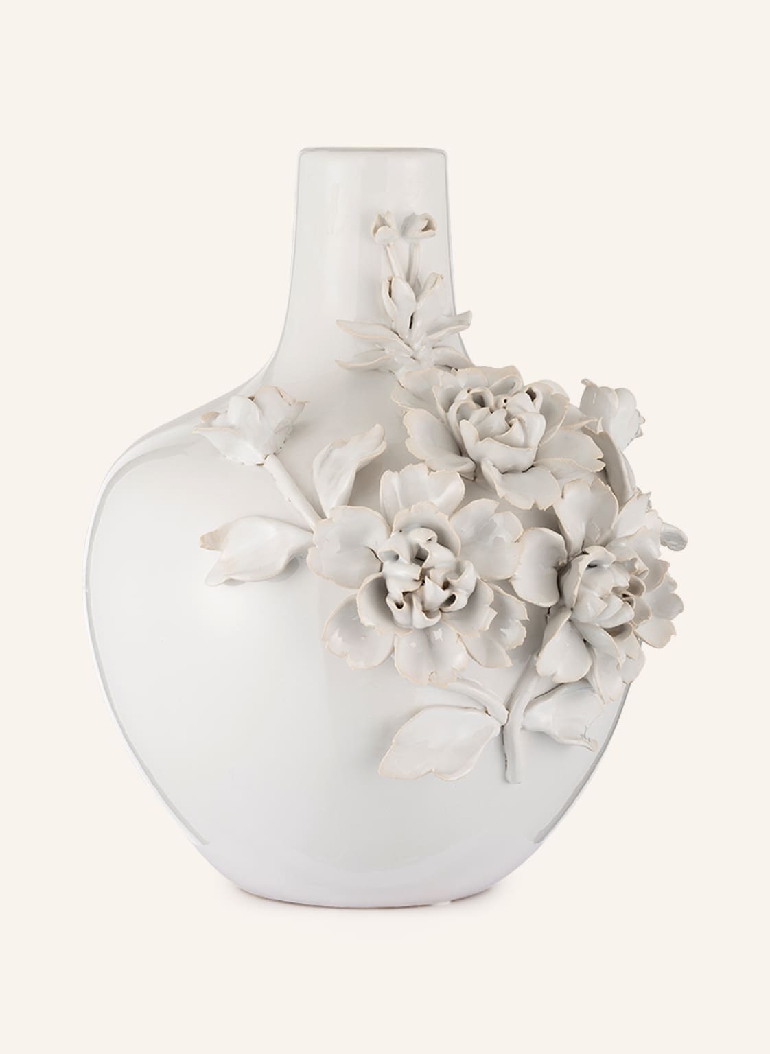 Polspotten Vase 3d Rose weiss Polspotten Vase 3d Rose weiss von POLSPOTTEN