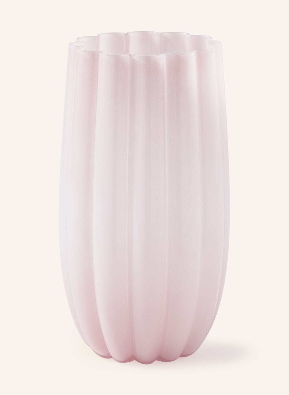 Polspotten Vase Melon L rosa von POLSPOTTEN