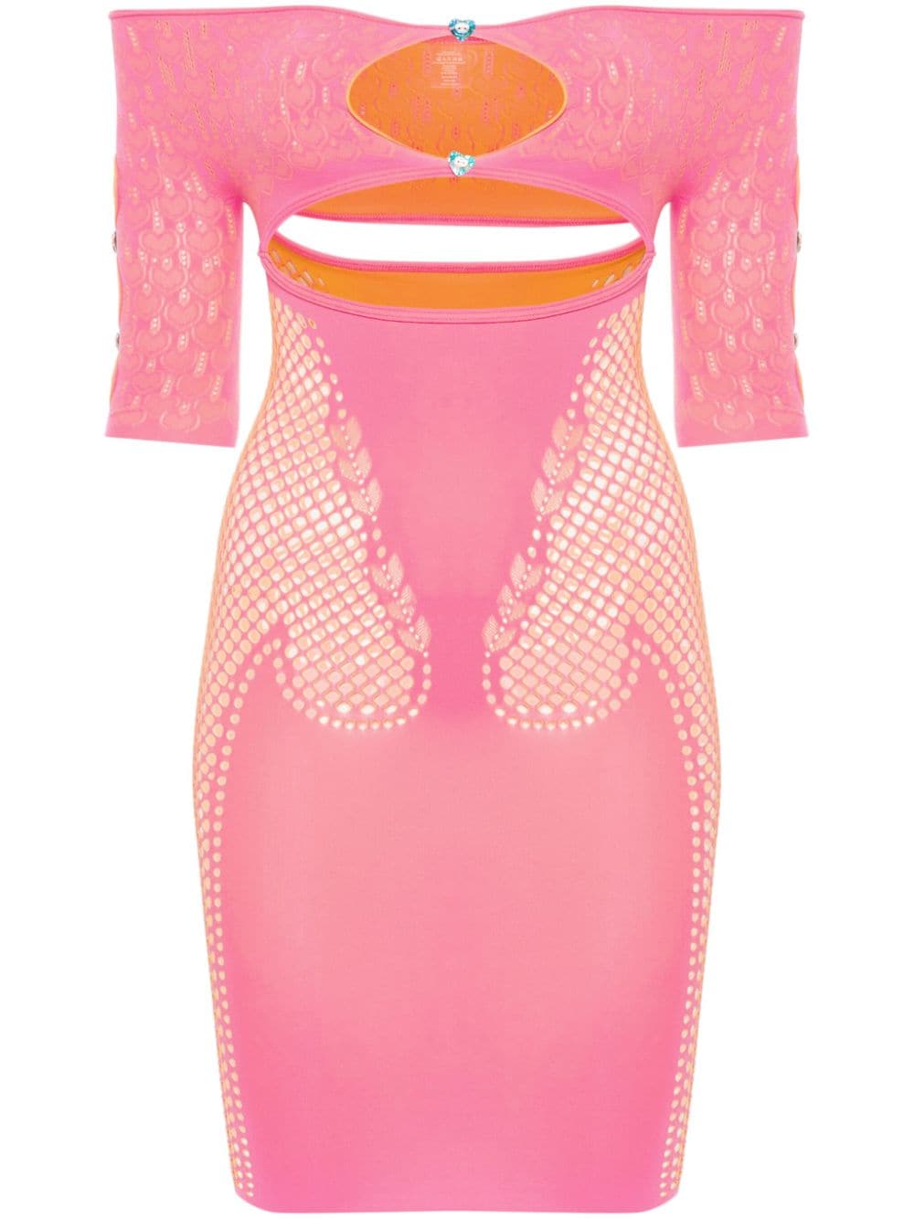 POSTER GIRL Archer cut-out minidress - Pink von POSTER GIRL