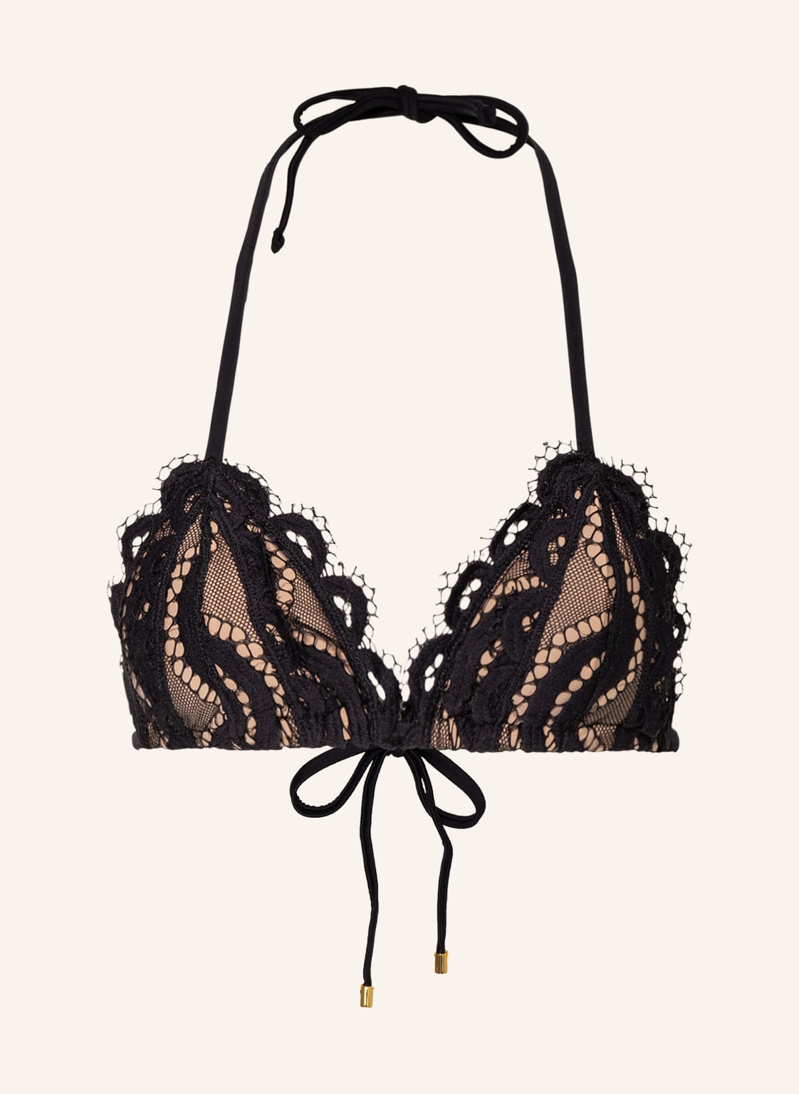 Pq Triangel-Bikini-Top Lace schwarz von PQ