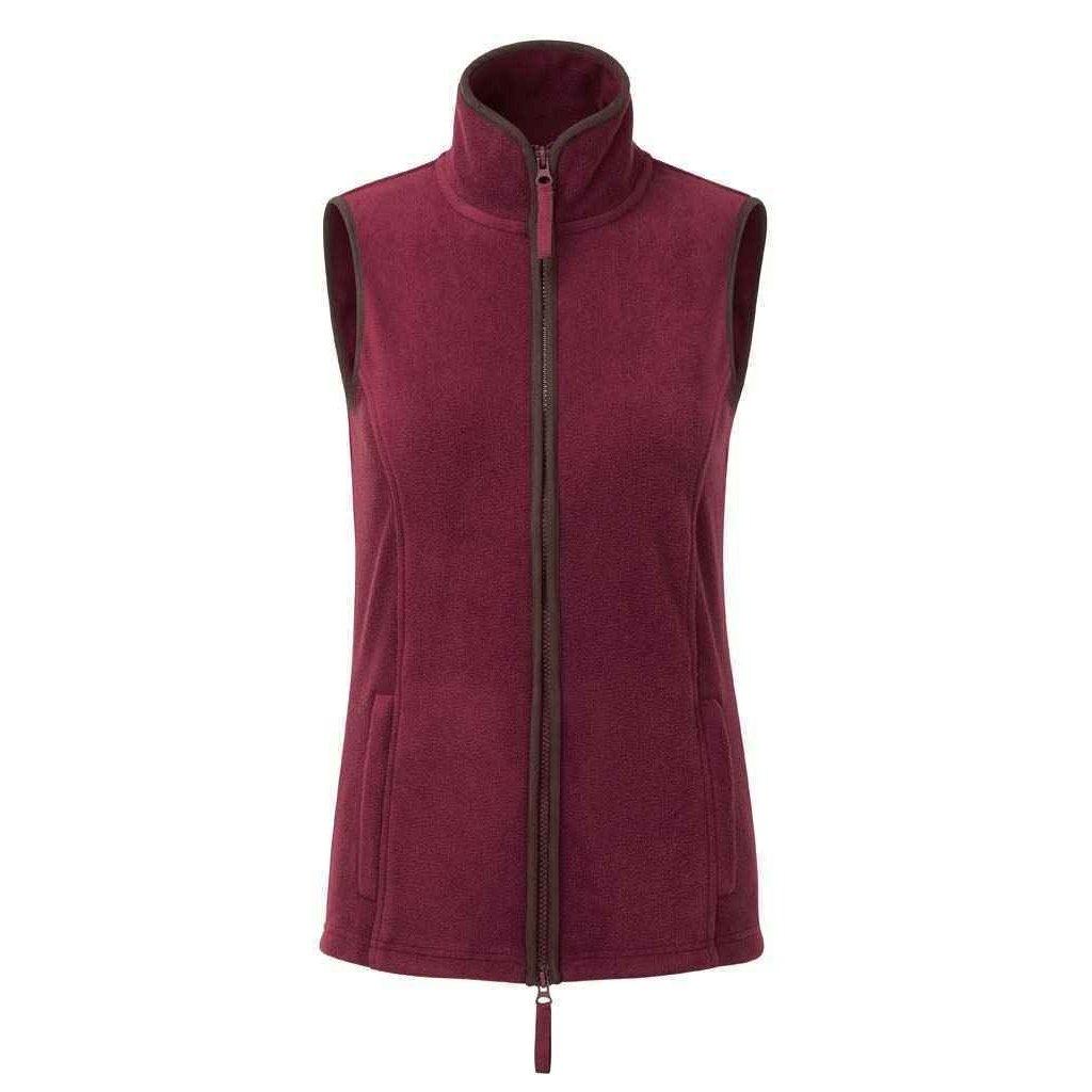 Artisan Weste Damen Weinrot M von PREMIER