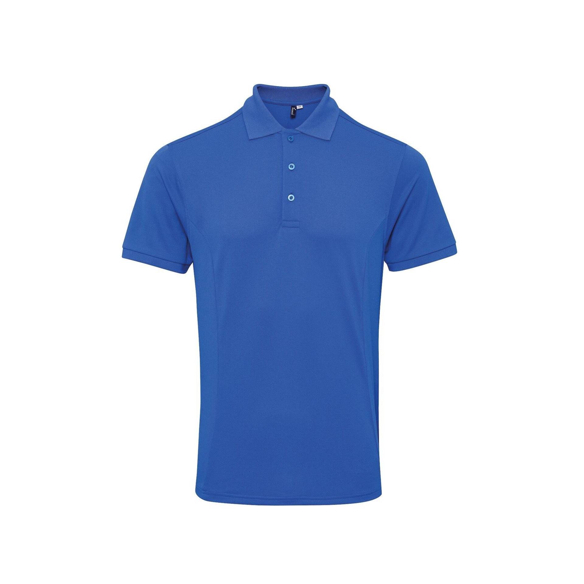 Coolchecker Piquépoloshirt Mit Coolplus Herren Königsblau XXL von PREMIER