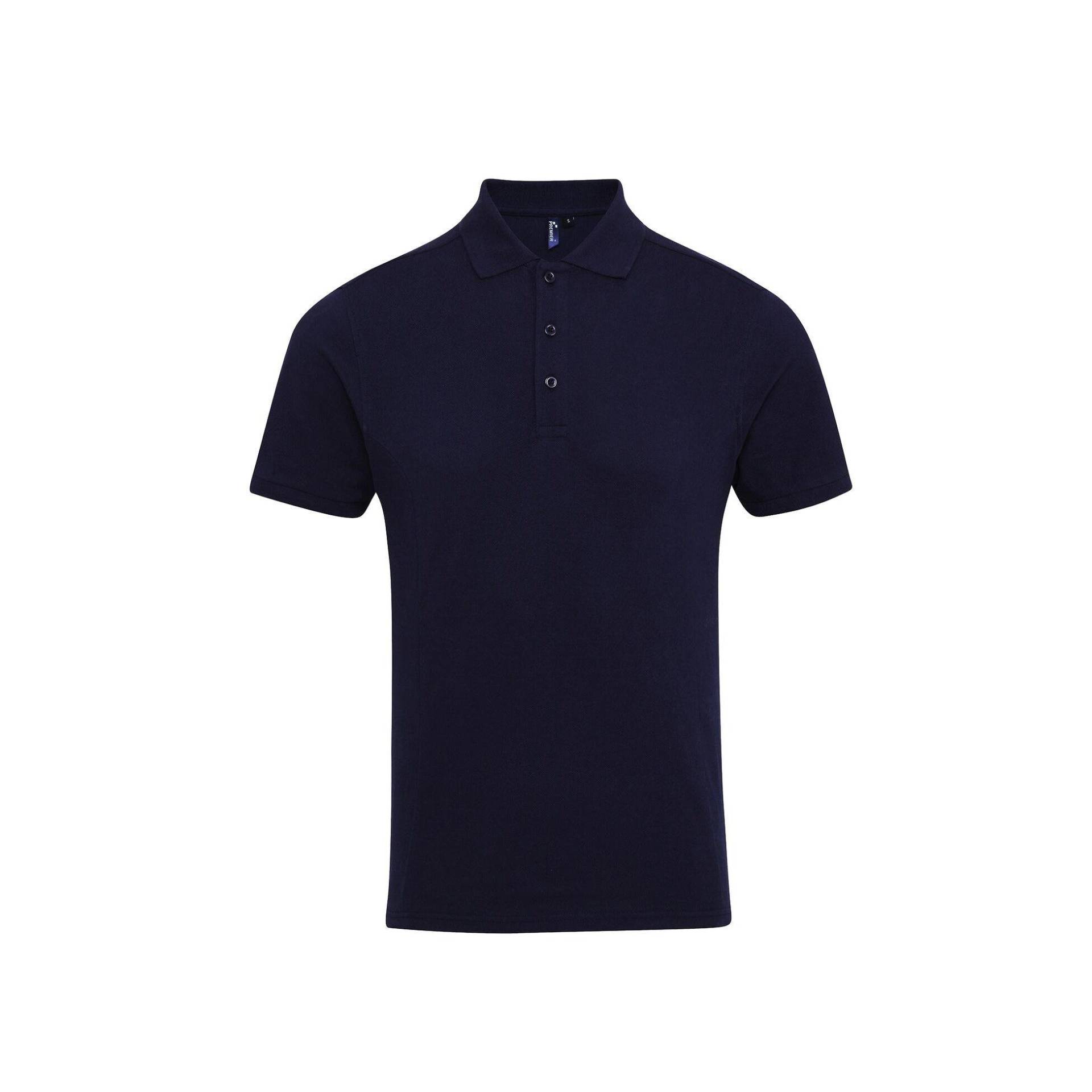 Coolchecker Piquépoloshirt Mit Coolplus Herren Marine 6XL von PREMIER