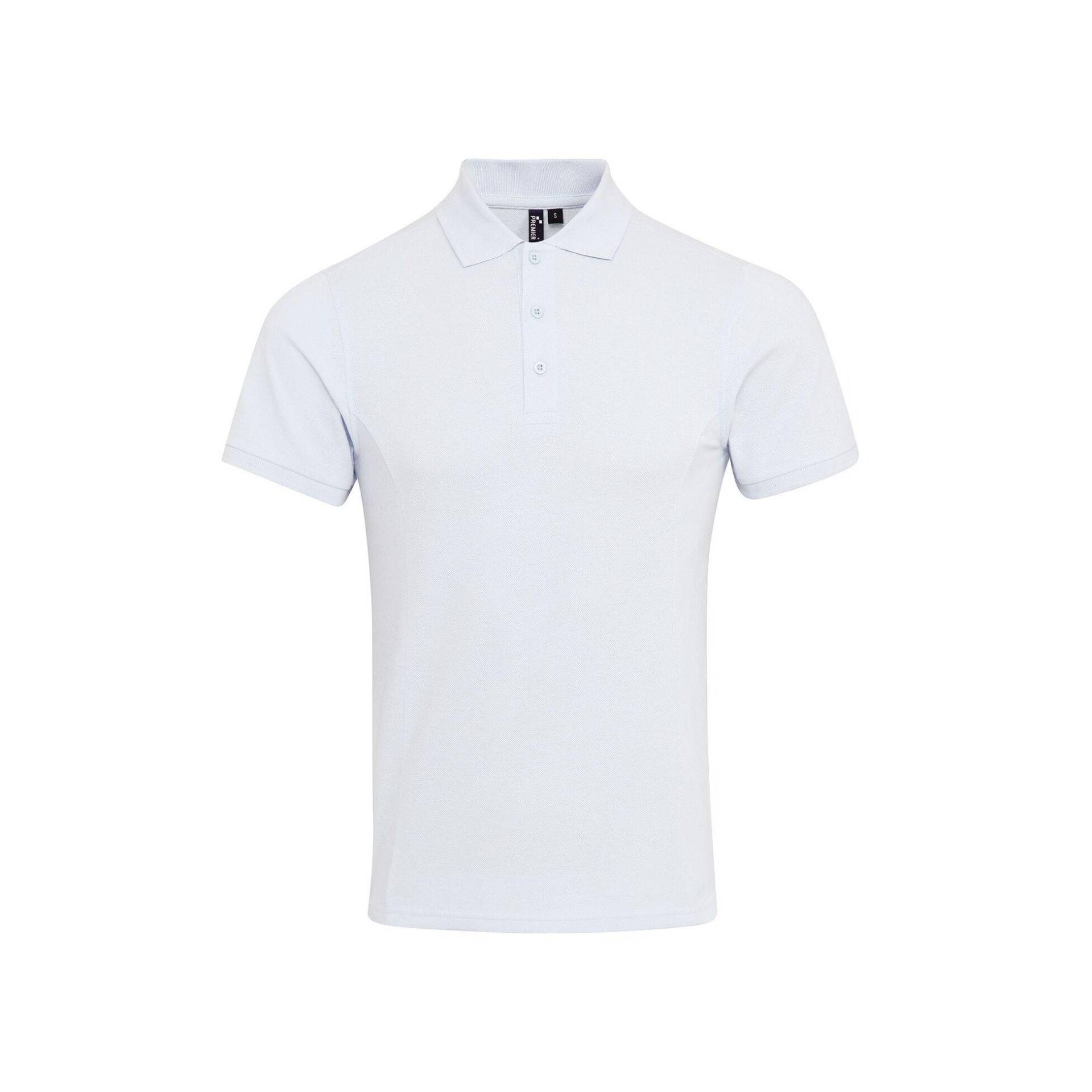 Coolchecker Piquépoloshirt Mit Coolplus Herren Weiss 5XL von PREMIER