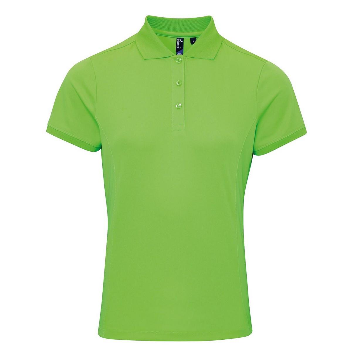 Coolchecker Poloshirt Damen Grün 42 von PREMIER