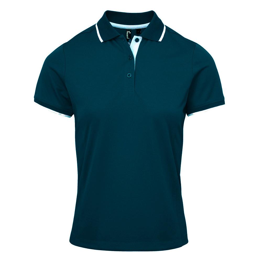 Coolchecker Poloshirt Damen Marine XXL von PREMIER