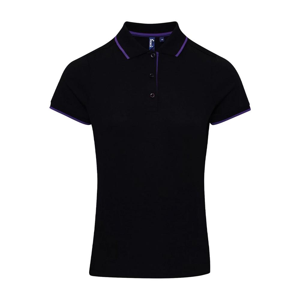 Coolchecker Poloshirt Damen Schwarz L von PREMIER