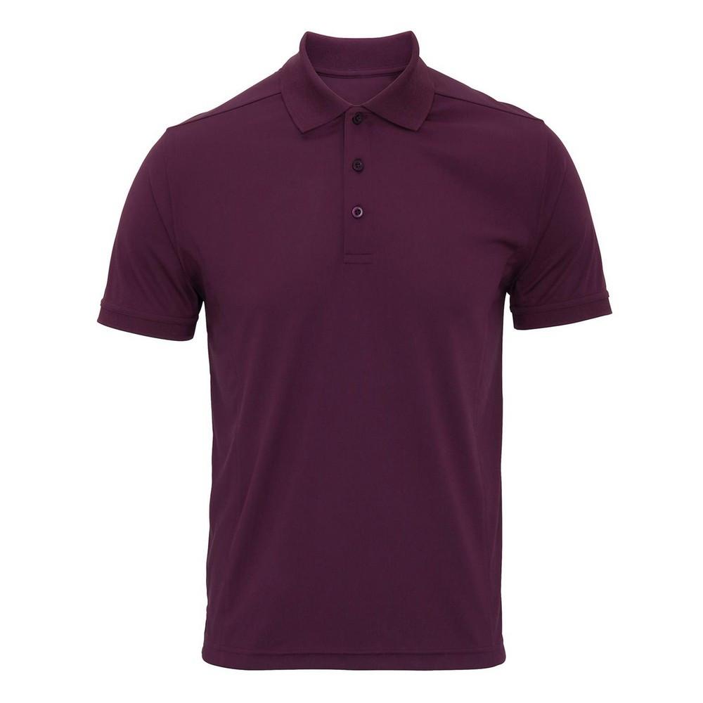 Coolchecker Poloshirt Herren Lila 4XL von PREMIER