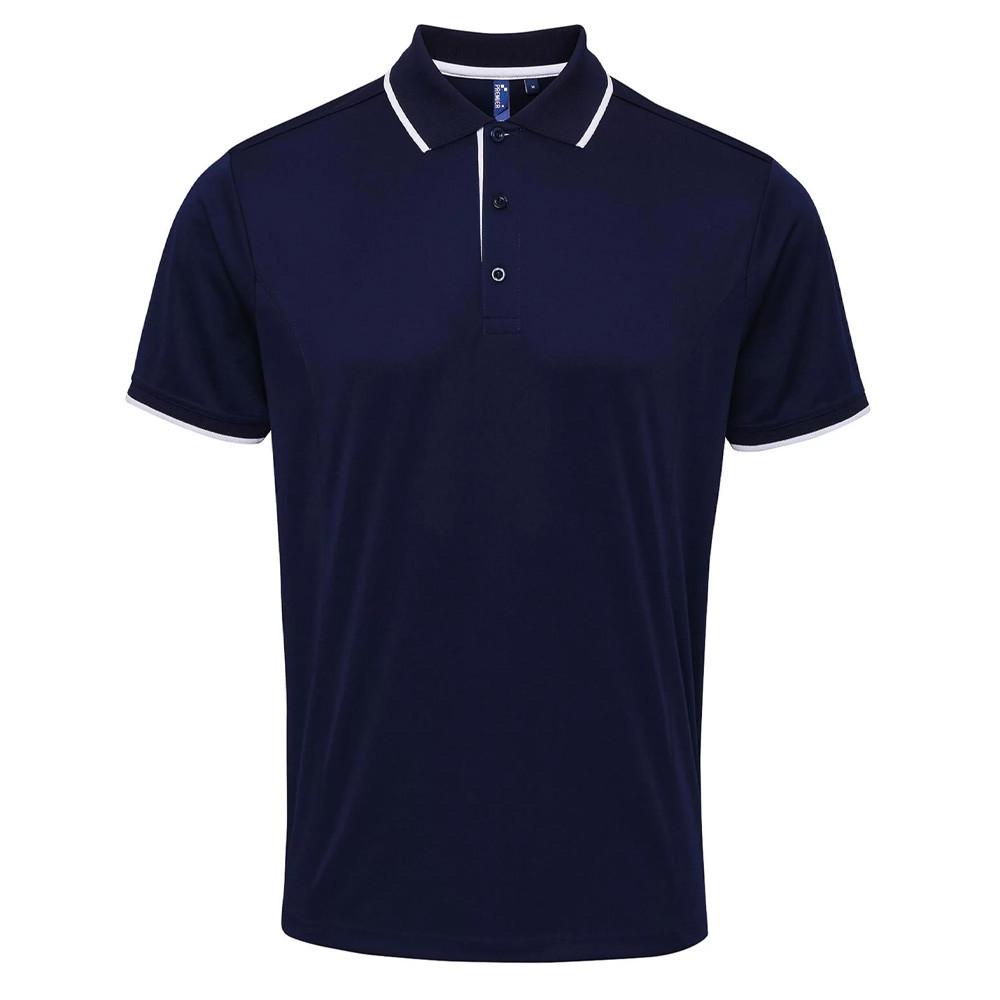 Coolchecker Poloshirt Herren Marine L von PREMIER