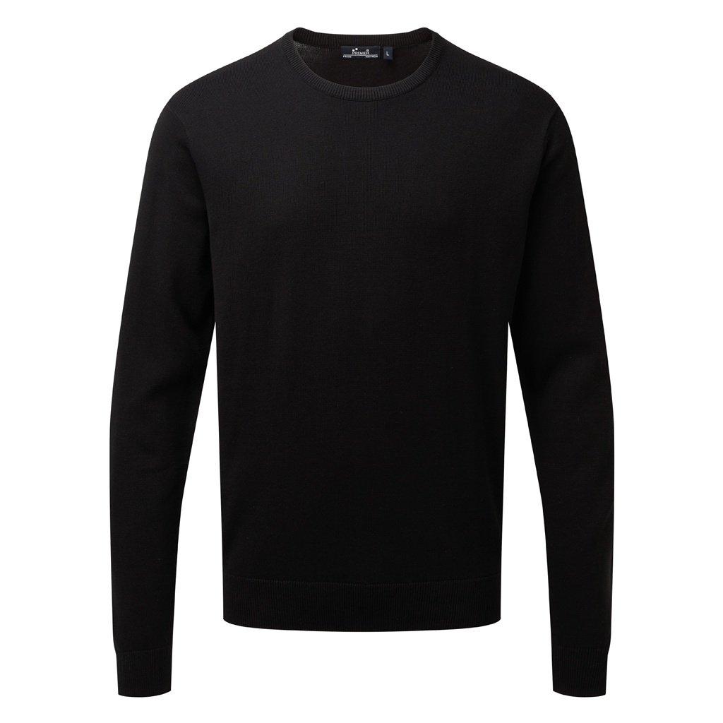 Erwachsene Rundhals Sweater Mit Damen Schwarz S von PREMIER