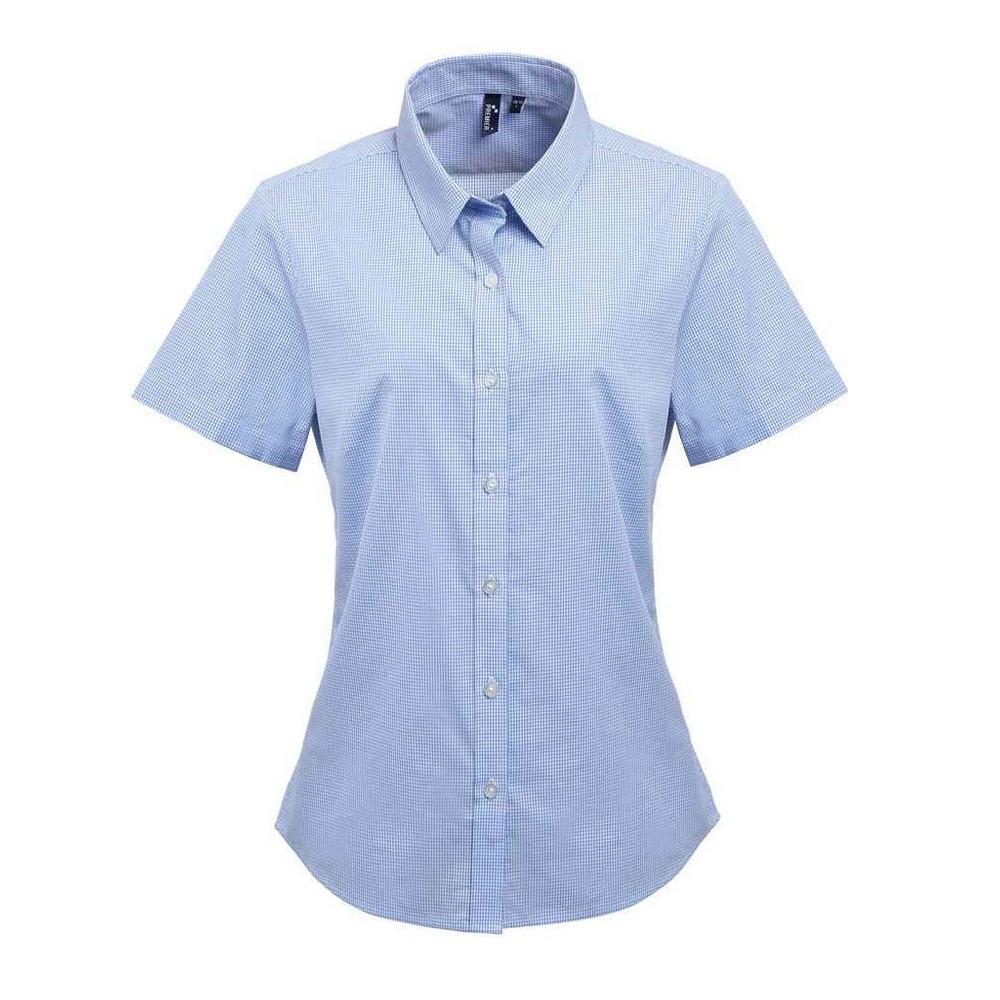 Hemdkurzärmlig Damen Blau 34 von PREMIER