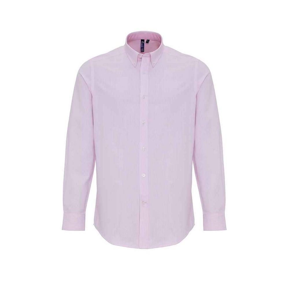 Hemdlangärmlig Herren Pink 3XL von PREMIER