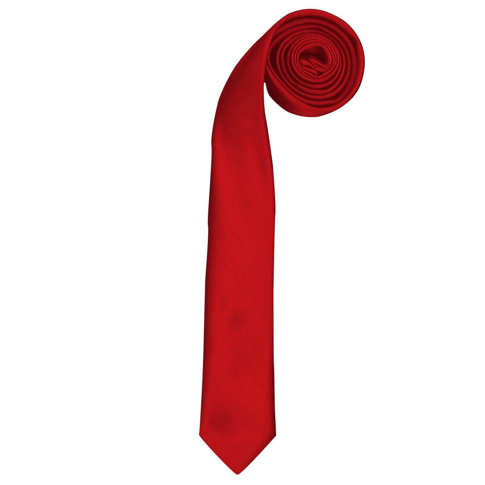 Krawatte, Schmal (2 Stückpackung) Herren Rot Bunt ONE SIZE von PREMIER