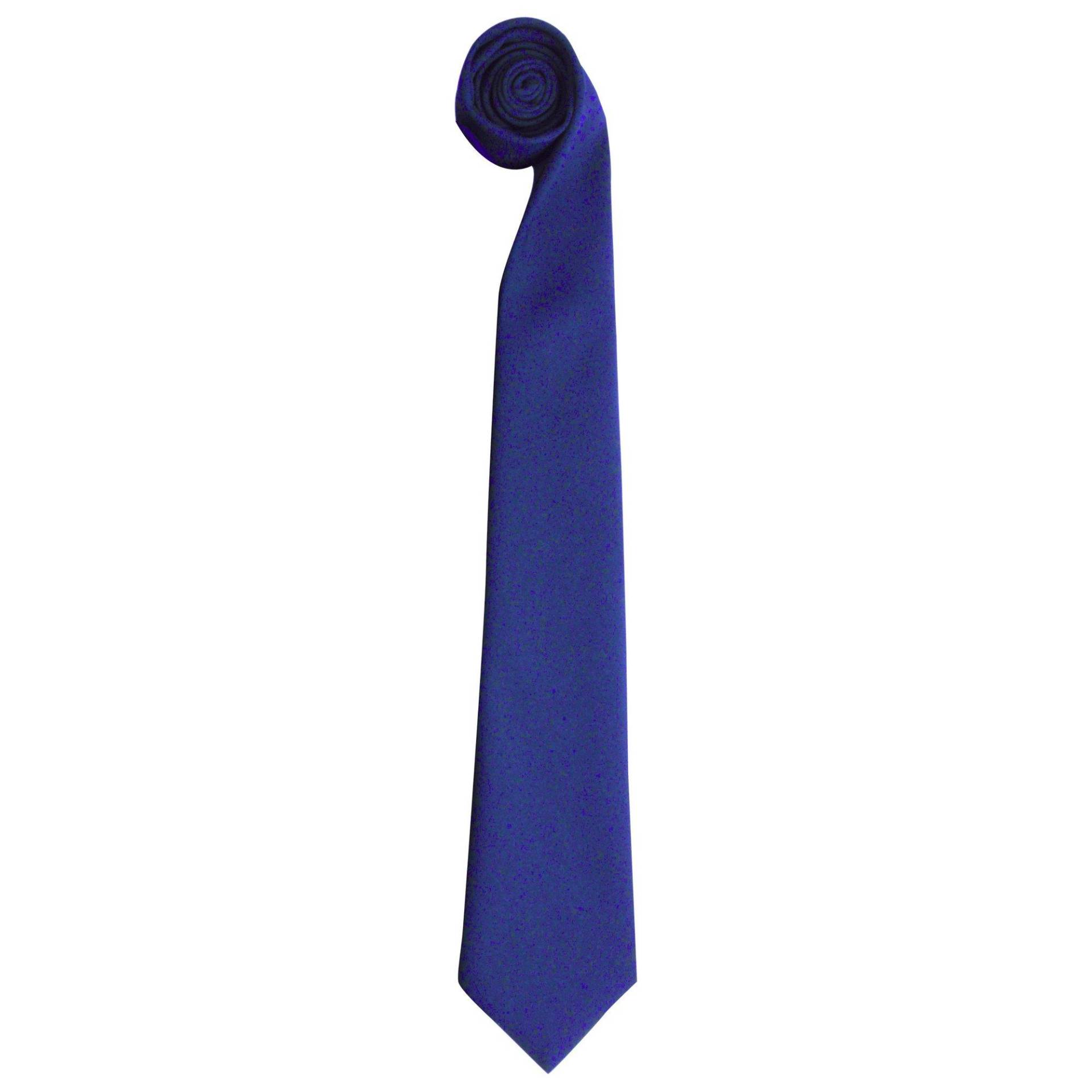 Krawatte, Unifarben (2 Stückpackung) Herren Königsblau ONE SIZE von PREMIER