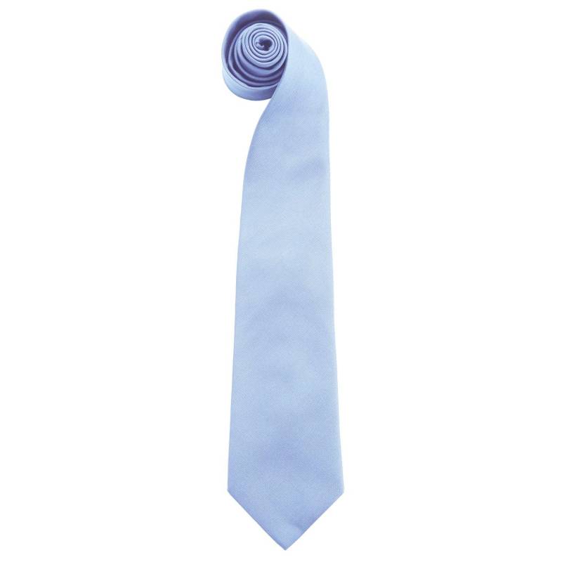 Krawatte Colours, Unifarben Herren Blau ONE SIZE von PREMIER