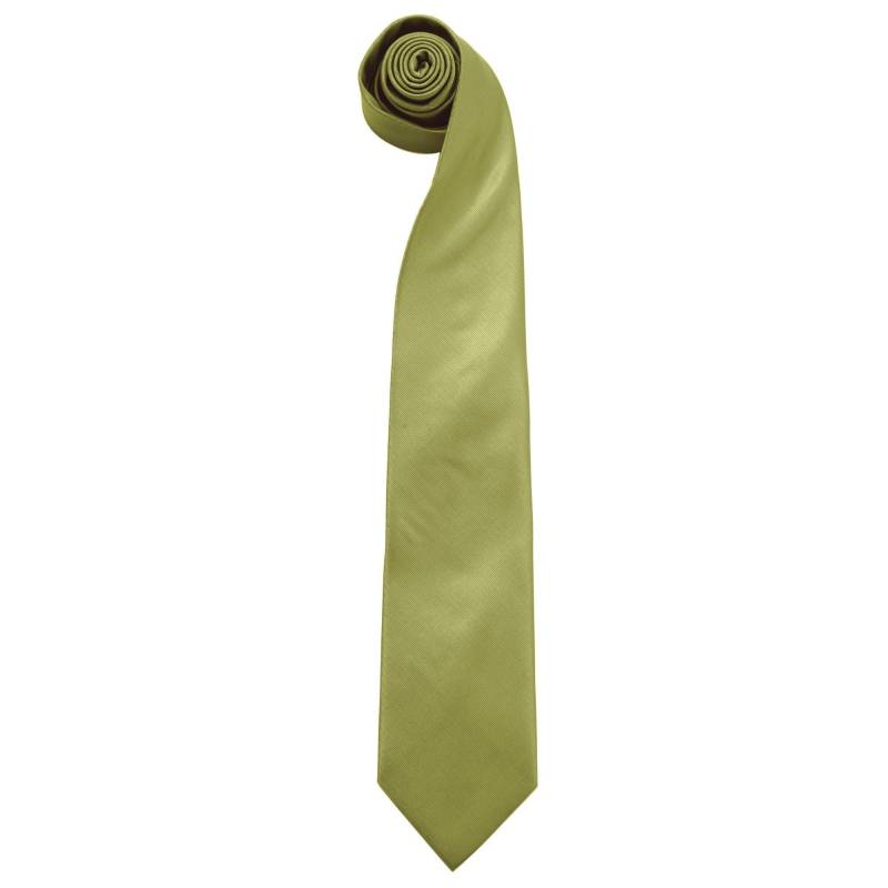 Krawatte Colours, Unifarben Herren Rasengrün ONE SIZE von PREMIER