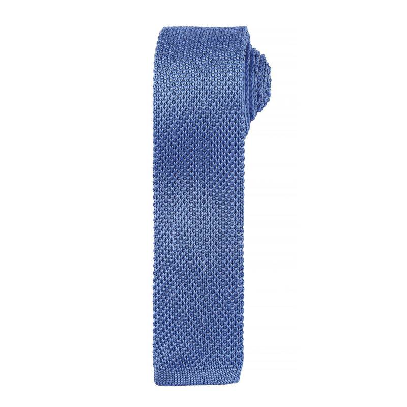 Krawatte Mit Strick Muster Herren Blau ONE SIZE von PREMIER