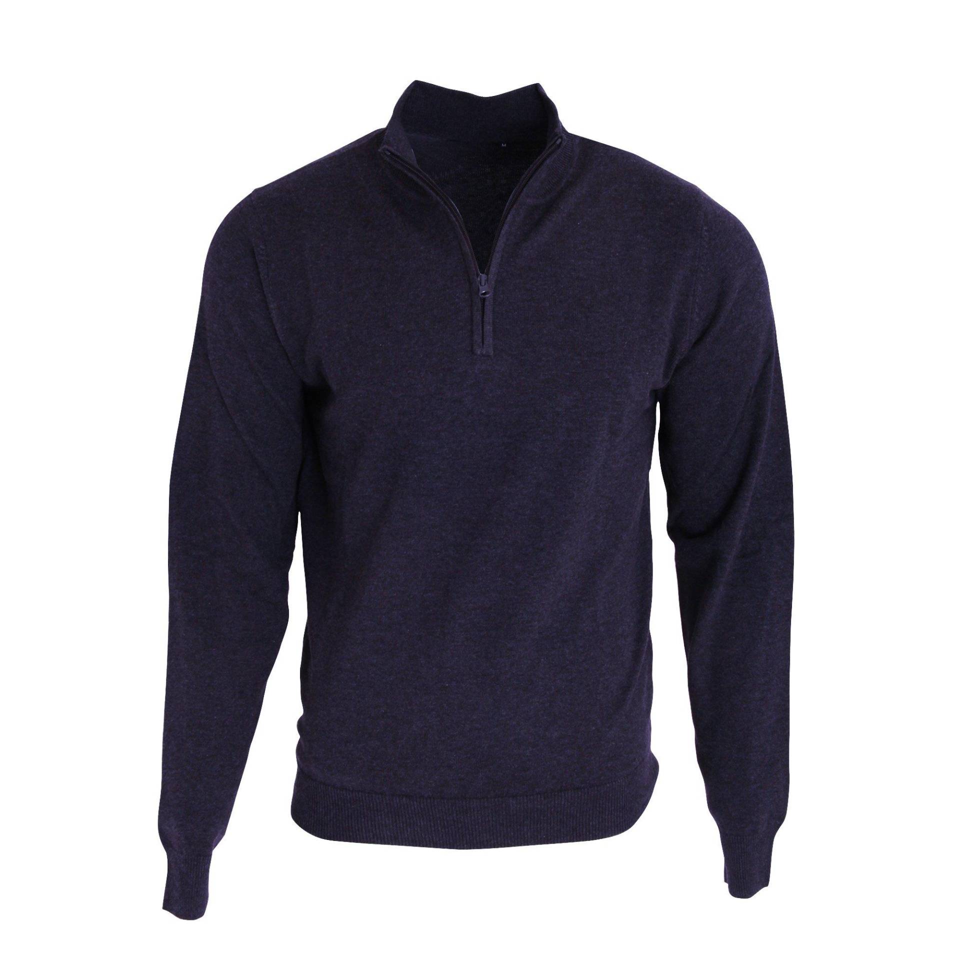 14 Zip Strick Sweater Herren Marine 3XL von PREMIER