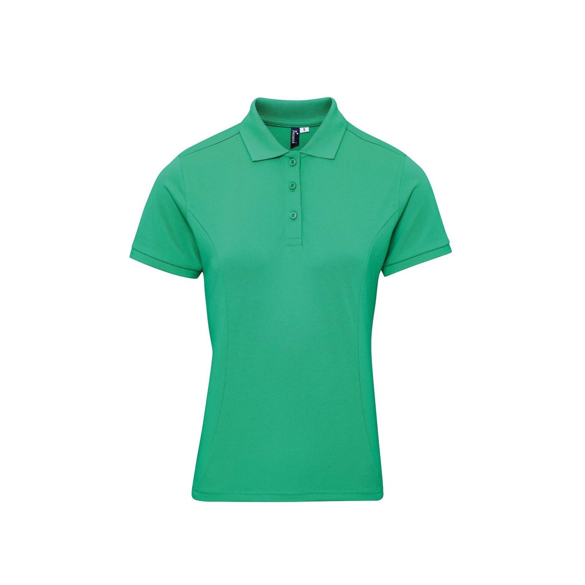 Poloshirt Coolchecker Mit Coolplus Damen Grün XL von PREMIER