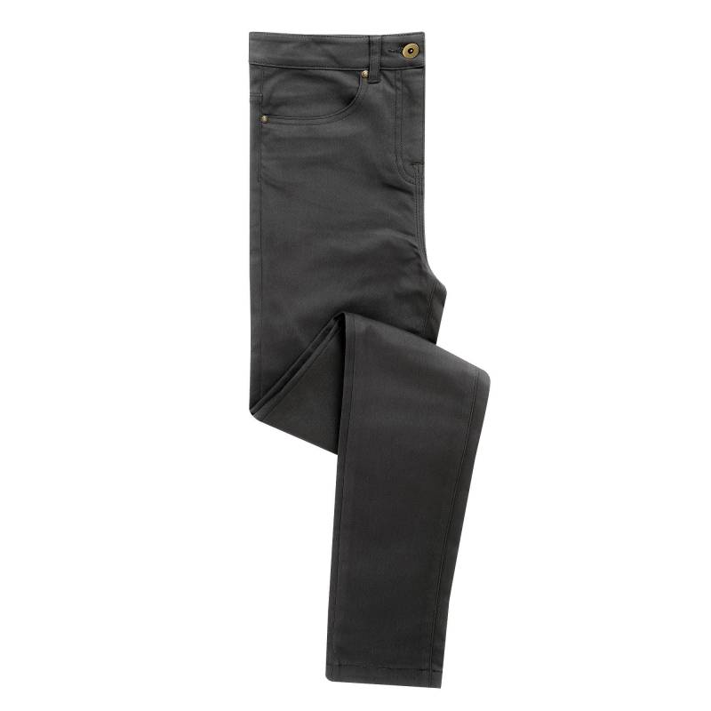 Performance Chinohose Damen Charcoal Black 38l von PREMIER