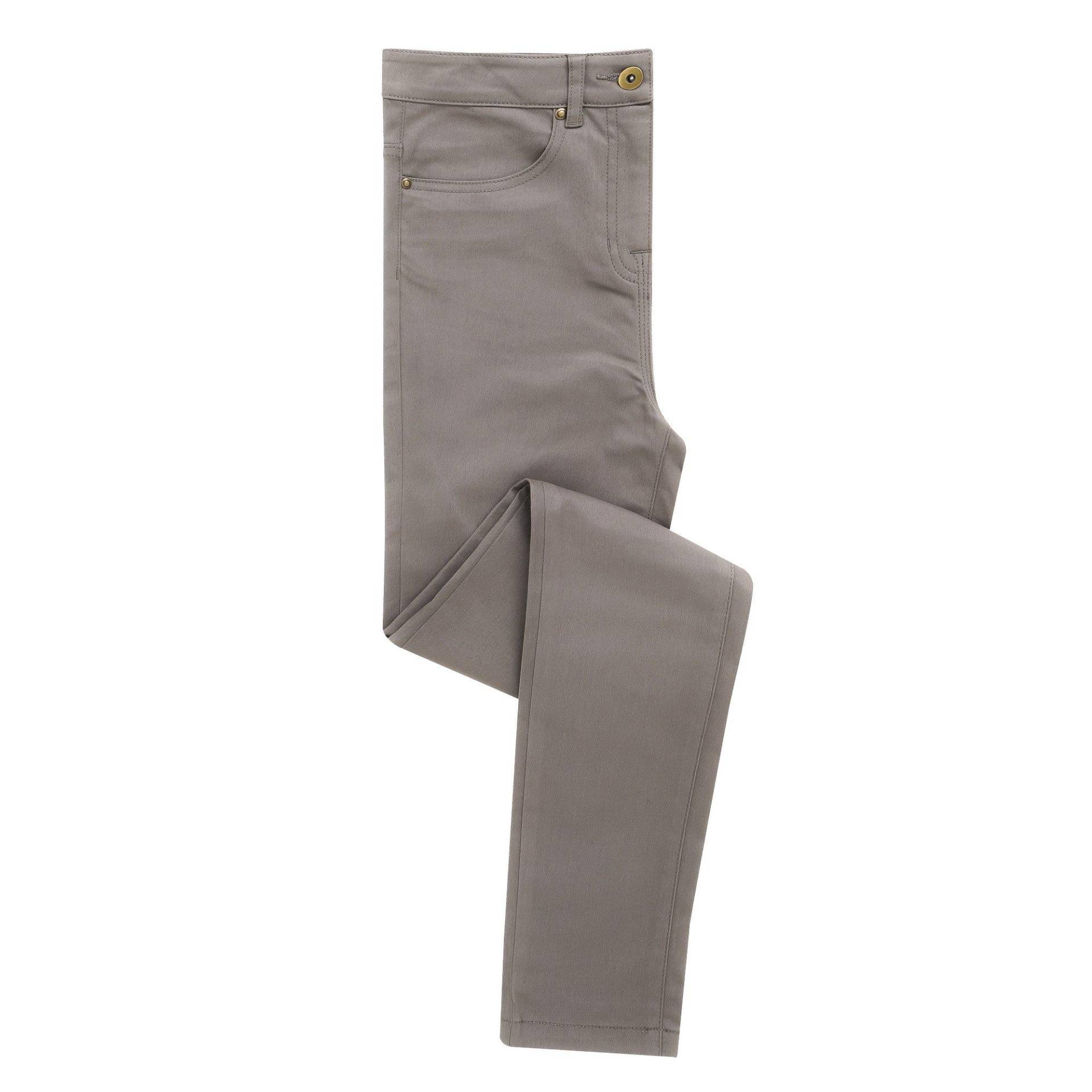 Performance Chinohose Damen Grau 34L von PREMIER