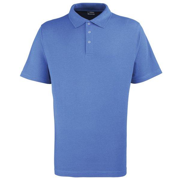 Poloshirt, Unifarben Herren Königsblau L von PREMIER