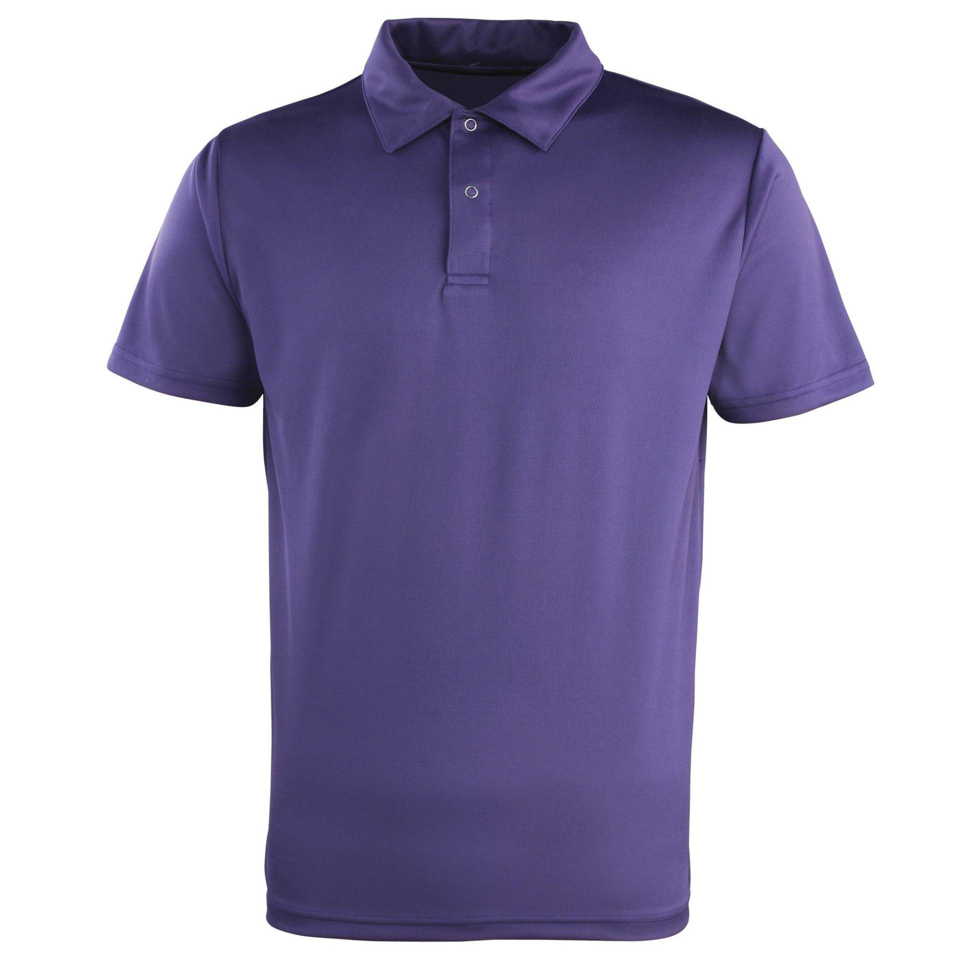 Poloshirt Coolchecker Damen Lila XS von PREMIER