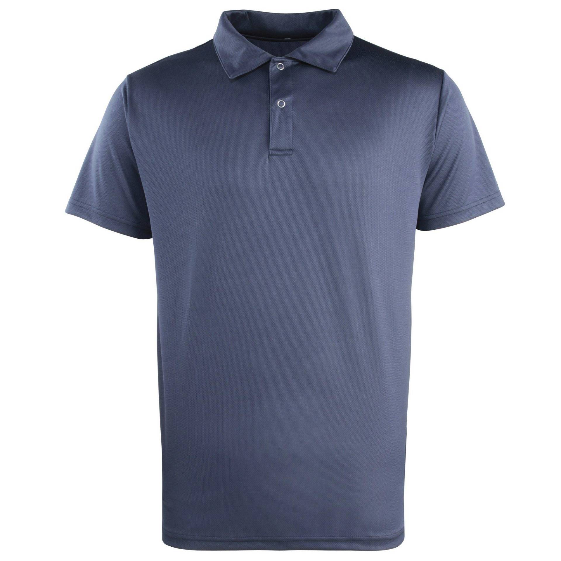 Poloshirt Coolchecker Damen Marine L von PREMIER