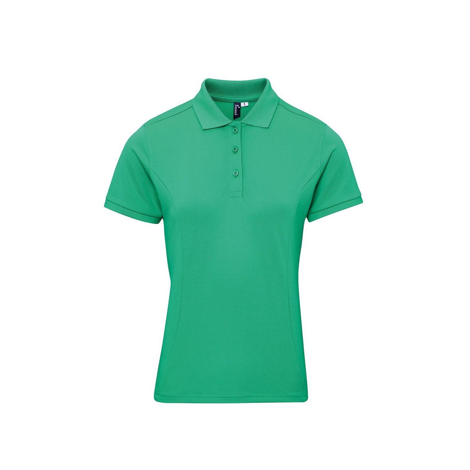 Poloshirt Damen Grün L von PREMIER