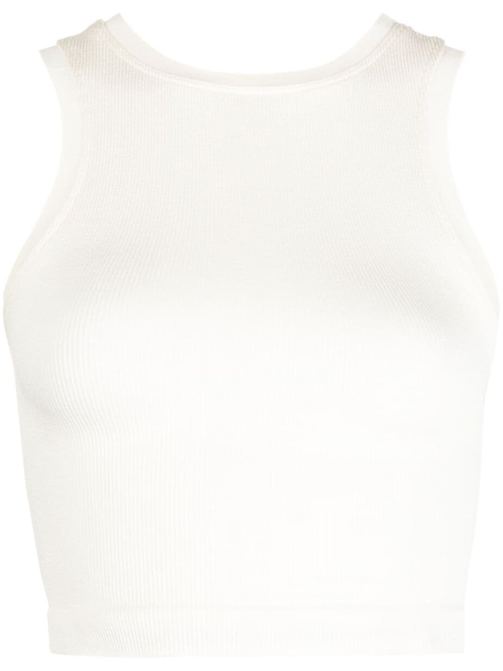 PRISM² Luminous cropped top - White von PRISM²