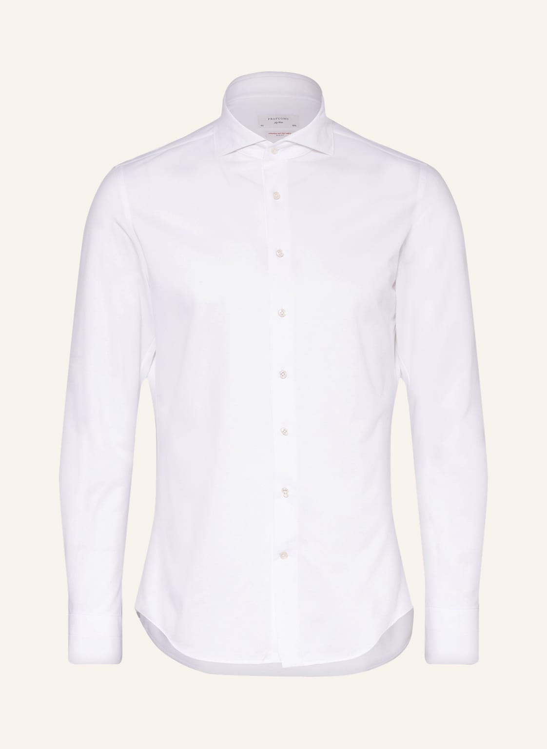 Profuomo Hemd Slim Fit weiss von PROFUOMO