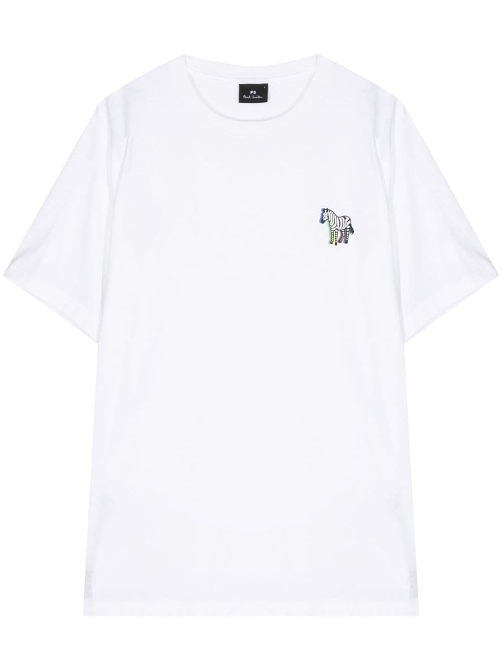 PS Paul Smith 3D Zebra-print organic-cotton T-shirt - White von PS Paul Smith