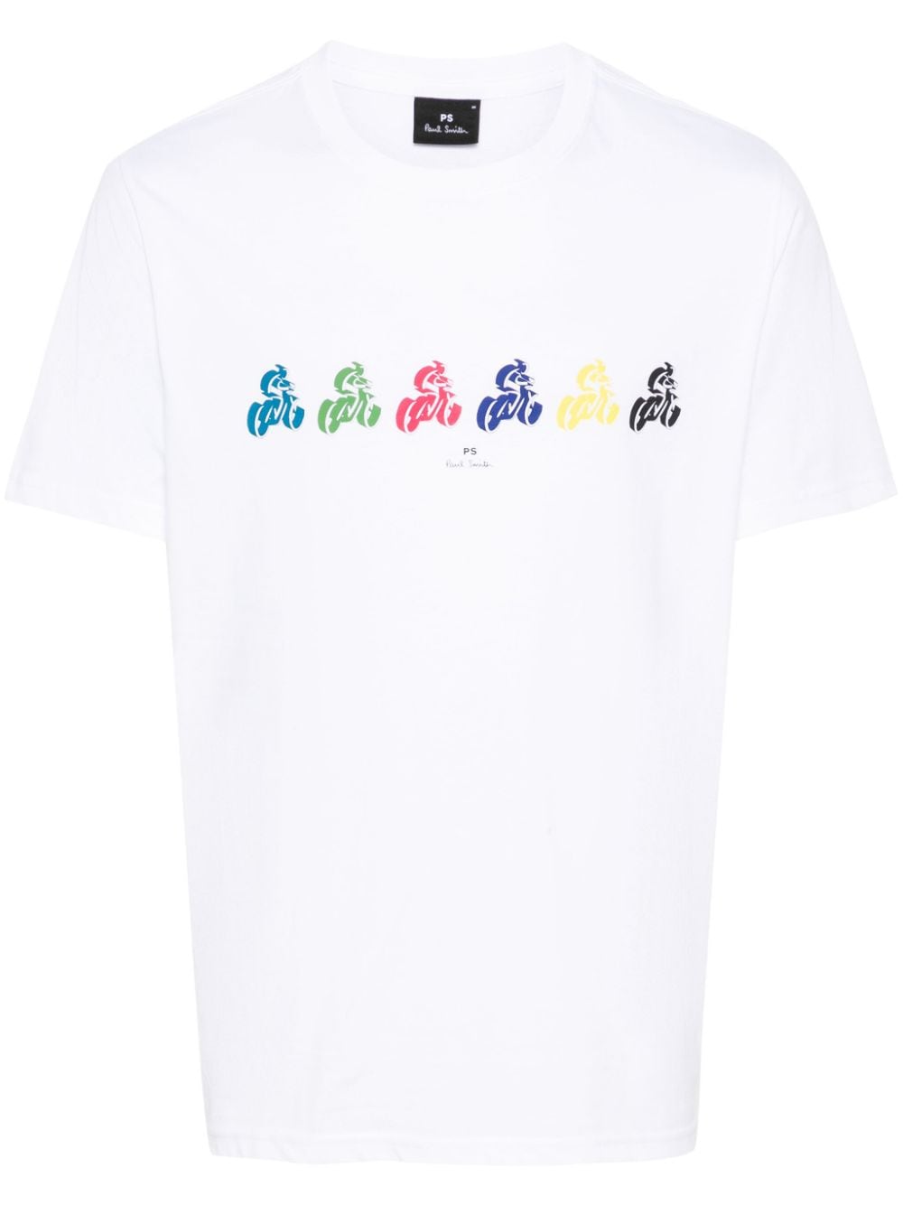 PS Paul Smith Cycle organic-cotton T-Shirt - White von PS Paul Smith